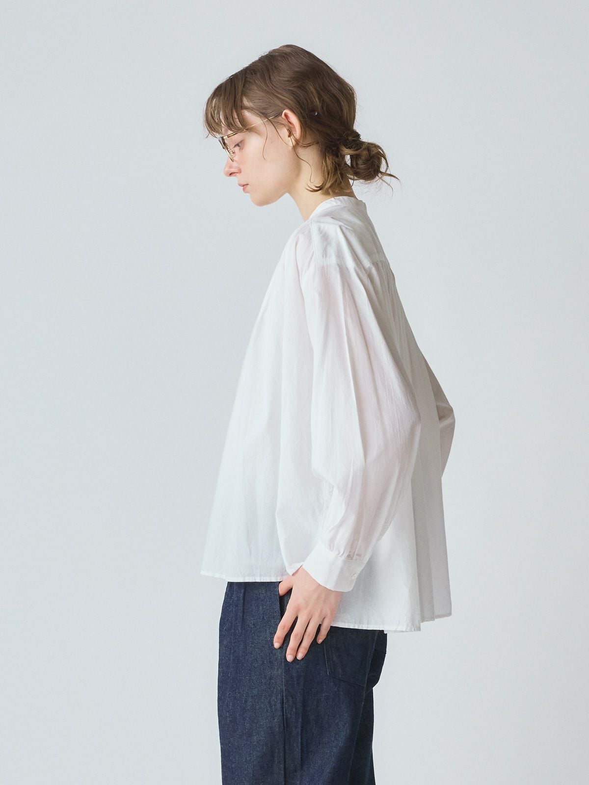 MidiUmi ギャザーワイドシャツ｜ MARcourt ONLINE STORE - マーコート