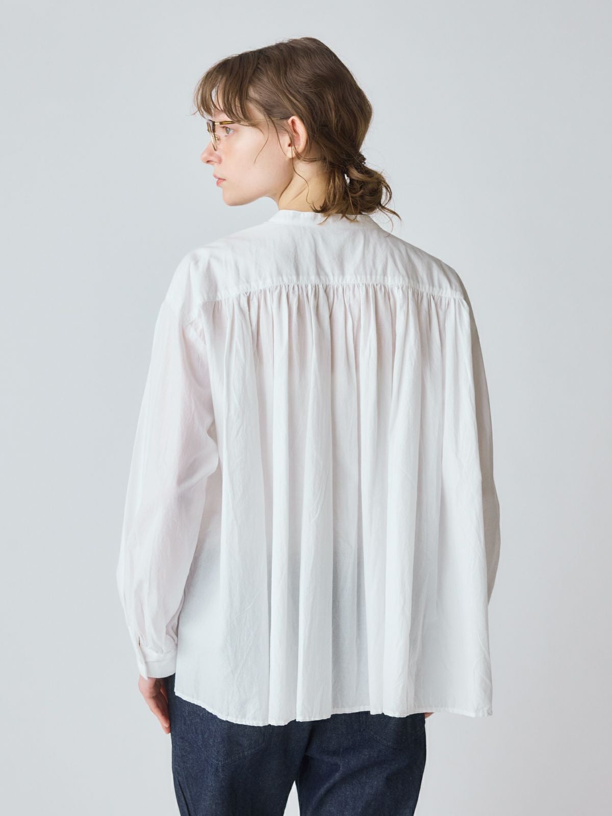 MidiUmi ギャザーワイドシャツ｜ MARcourt ONLINE STORE - マーコート