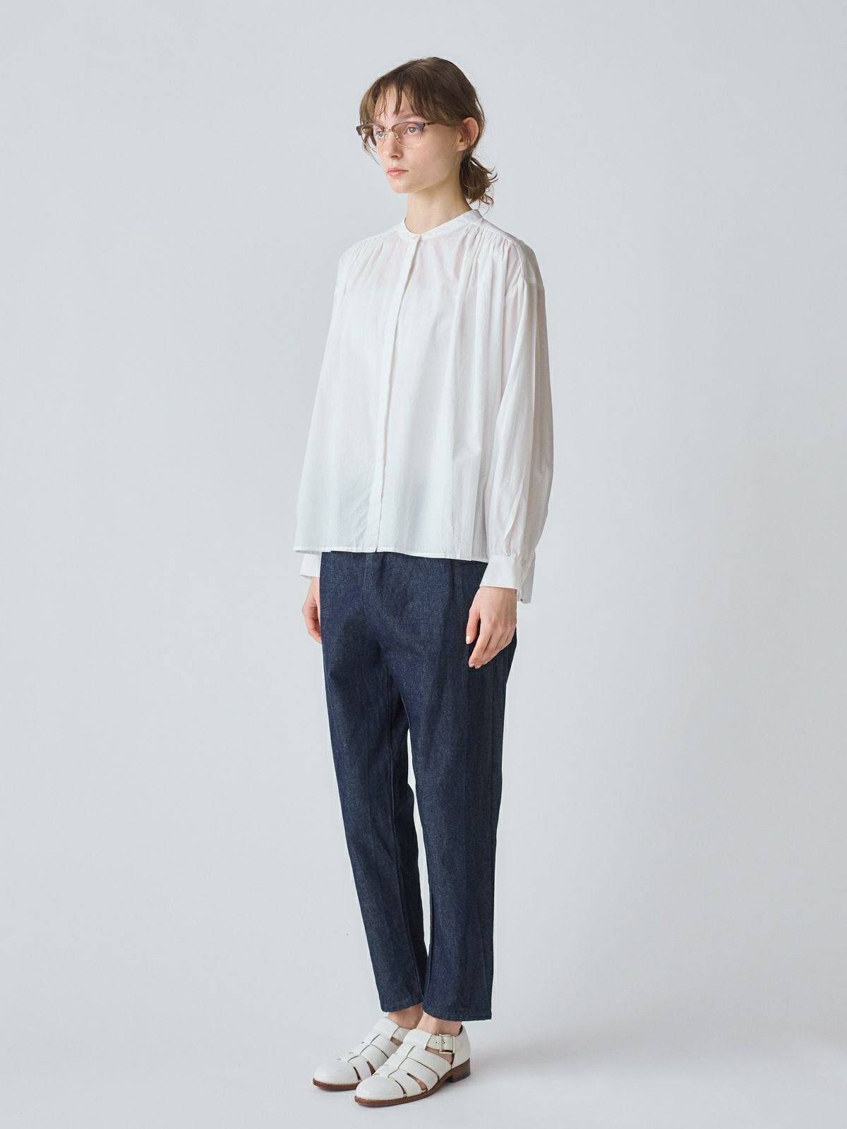 MidiUmi ギャザーワイドシャツ｜ MARcourt ONLINE STORE - マーコート