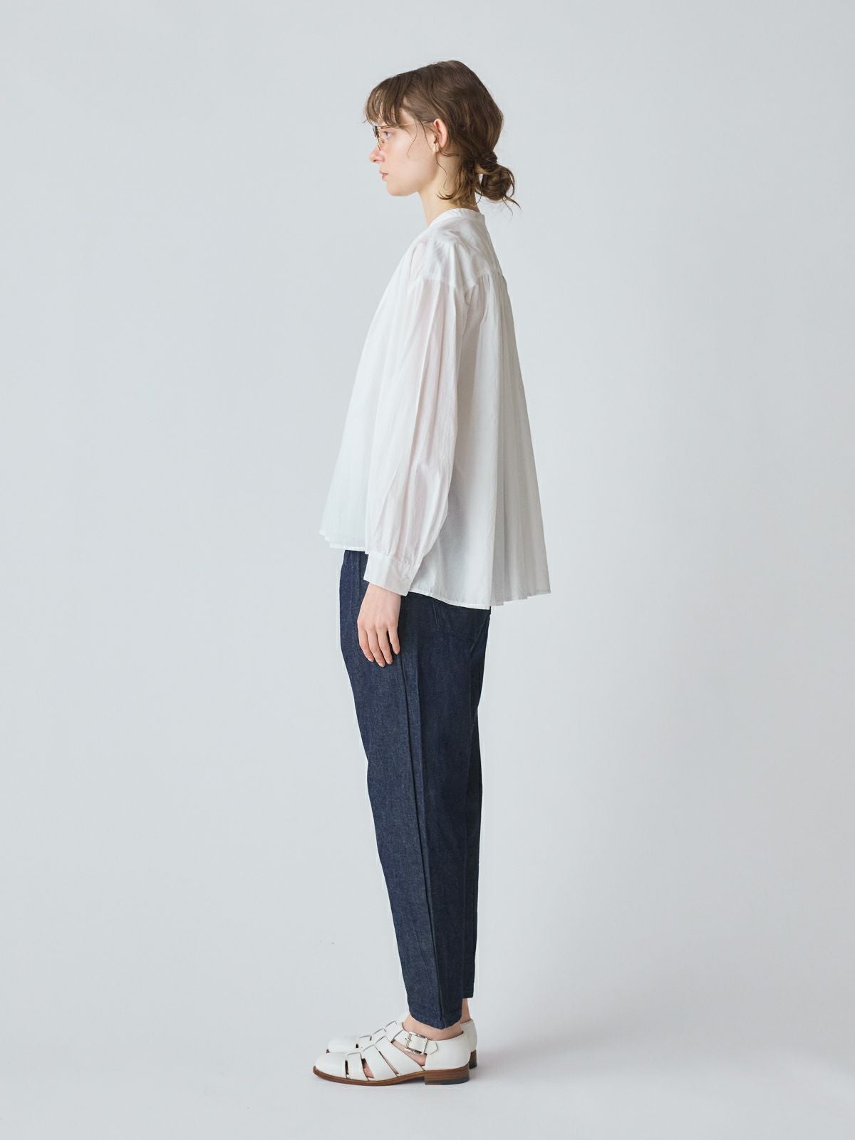 MidiUmi ギャザーワイドシャツ｜ MARcourt ONLINE STORE - マーコート