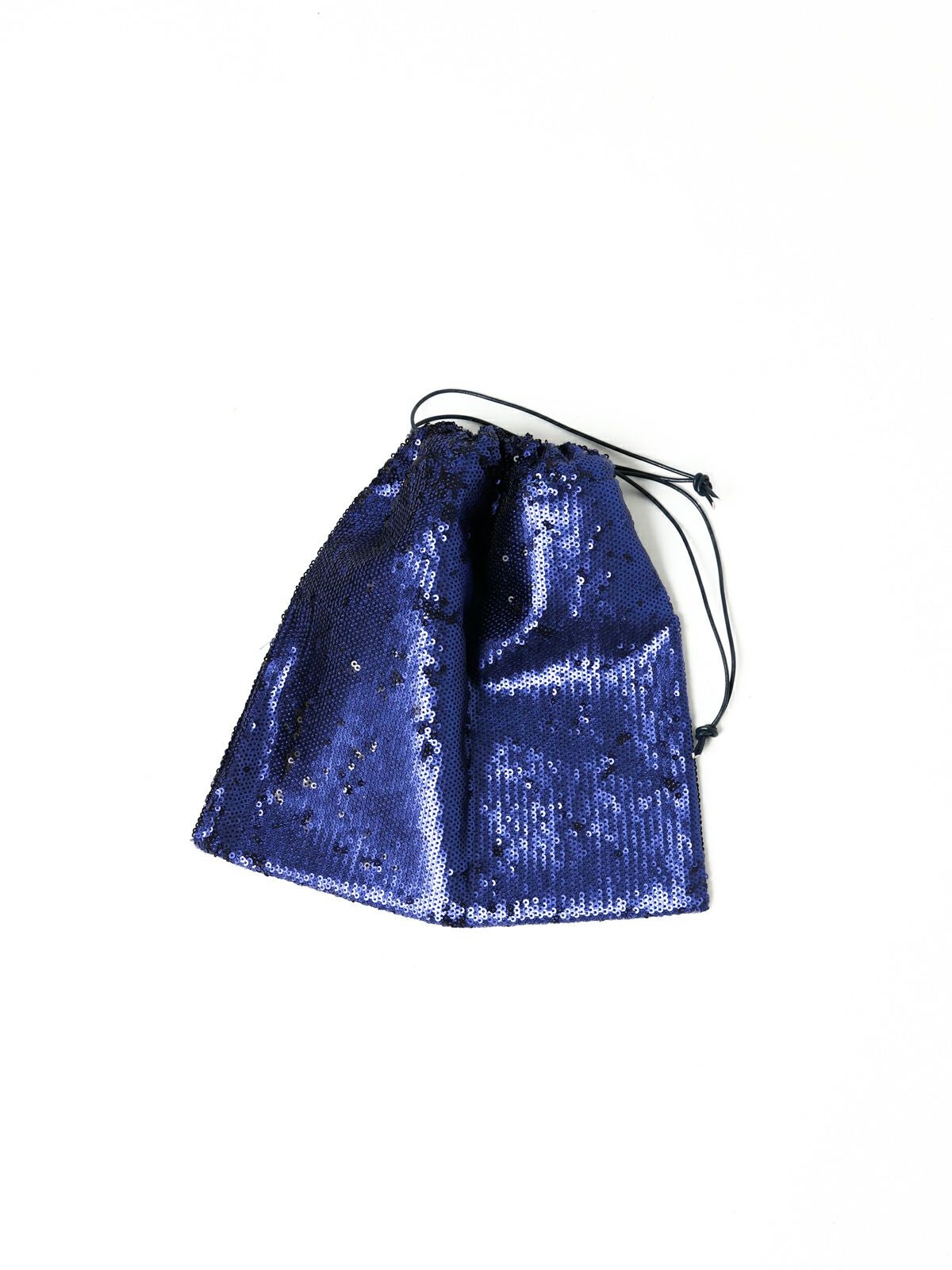 MARIA LA ROSA MERET POUCH スパンコール巾着ポーチ【3-8011