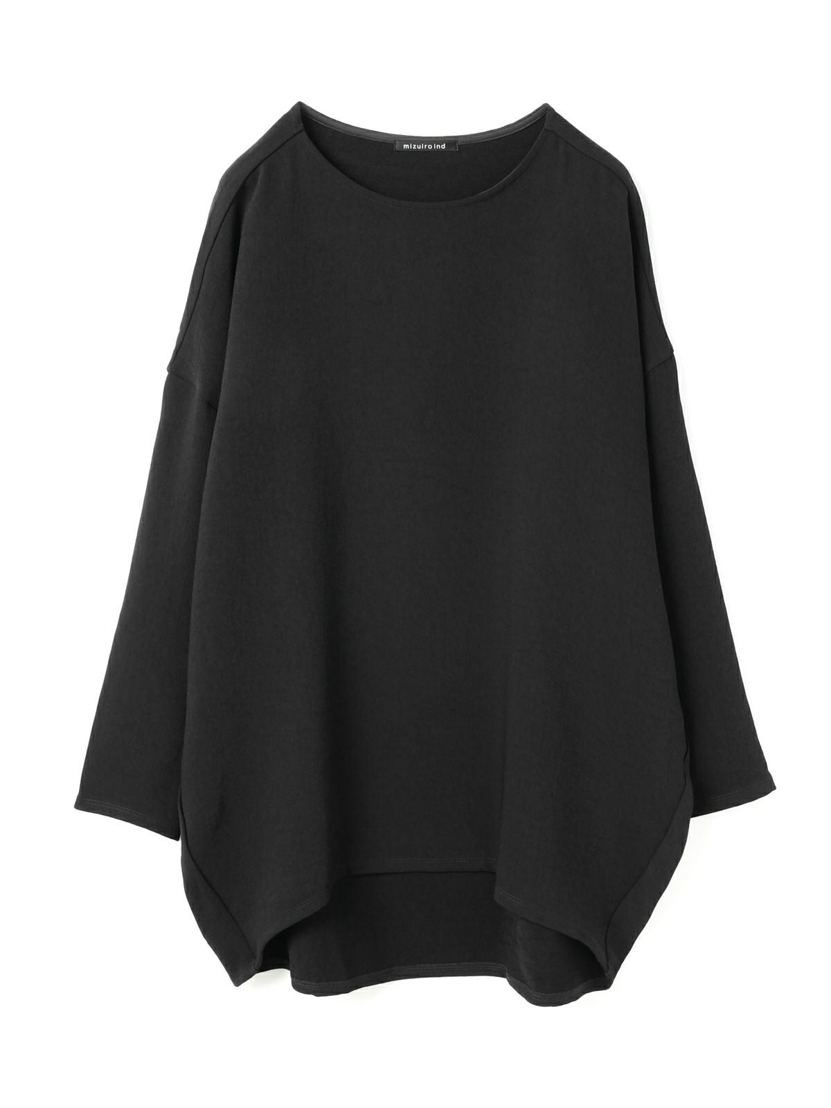 mizuiro ind ジョーゼットボートネックコクーンプルオーバー