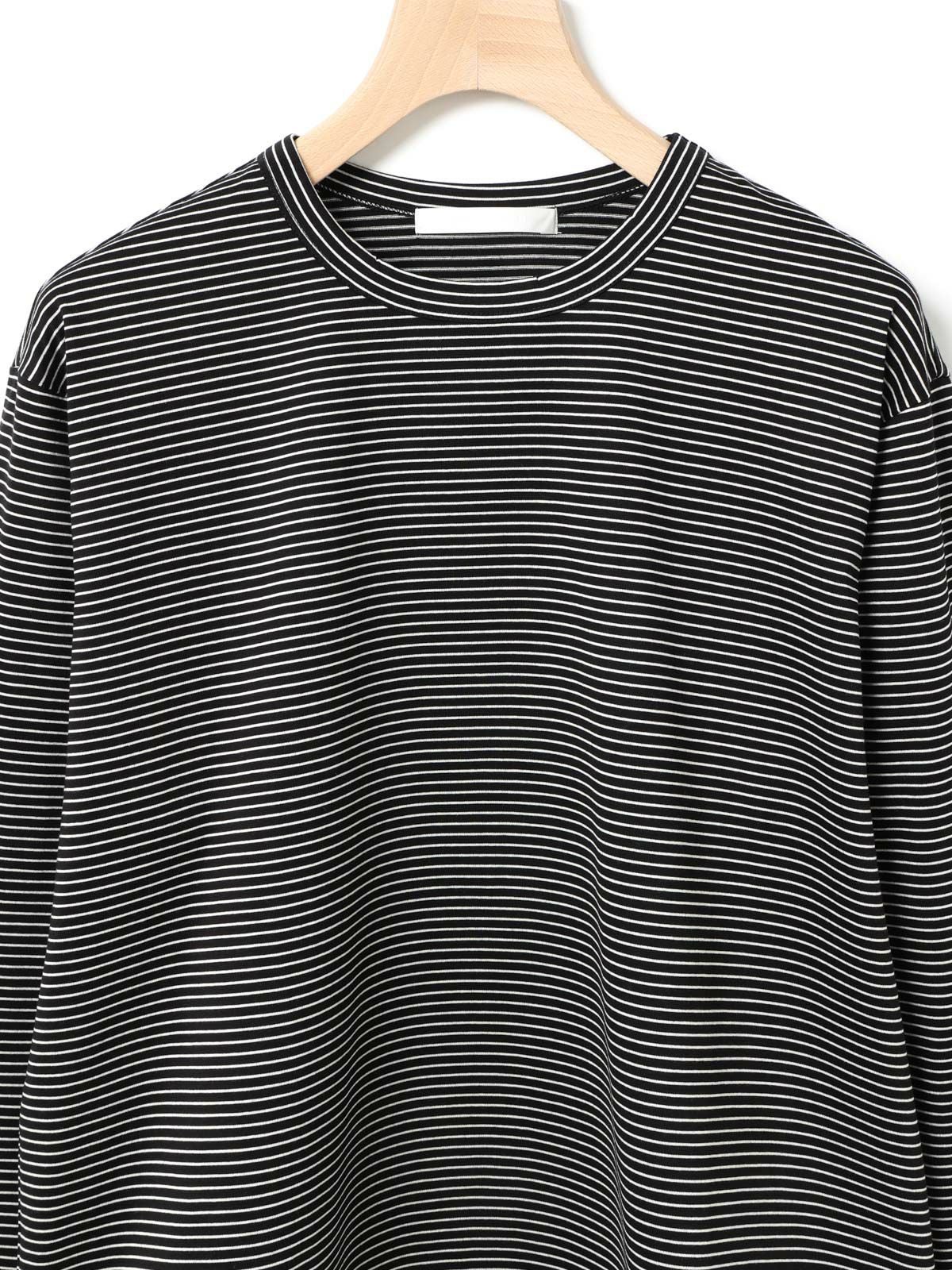 MARMARMAR ドローストリングヘムロングスリーブT(ボーダー)｜ MARcourt