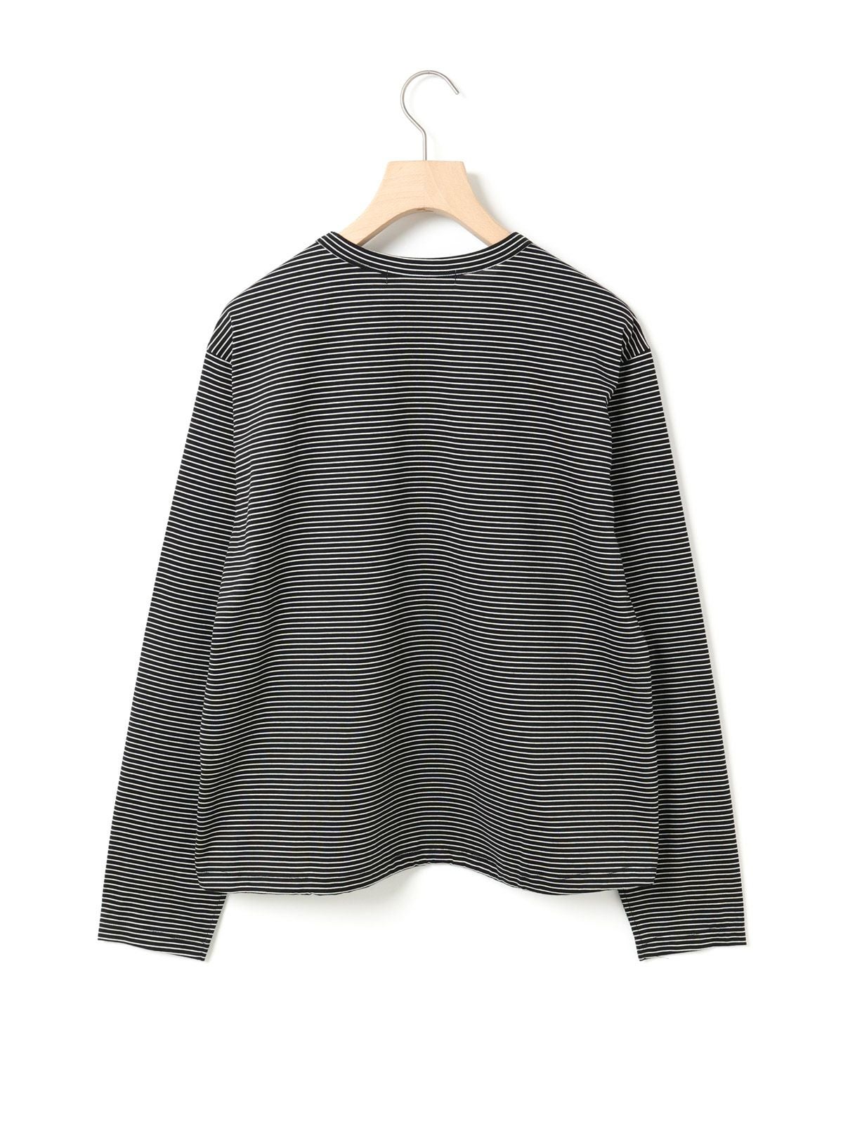 MARMARMAR ドローストリングヘムロングスリーブT(ボーダー)｜ MARcourt