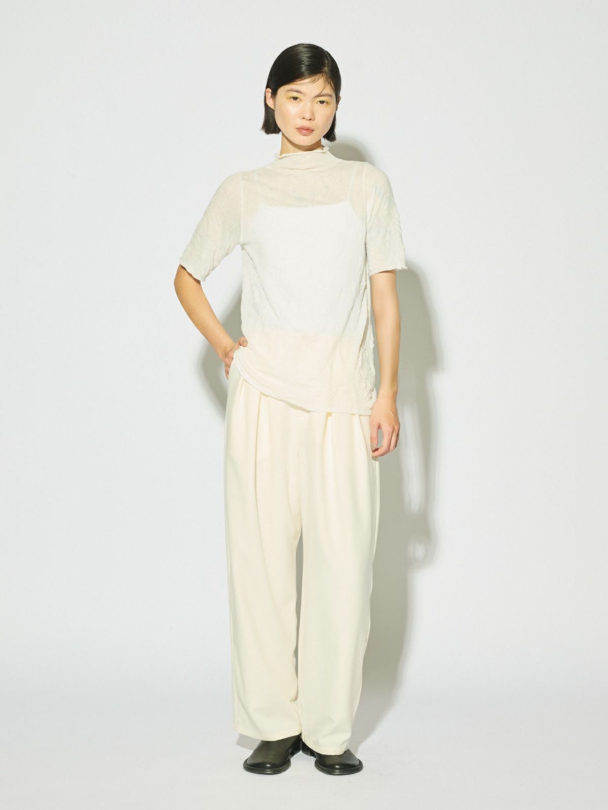 9月14日(月)正午販売終了 ]MIDIUMISOLID for Ladies タックワイド