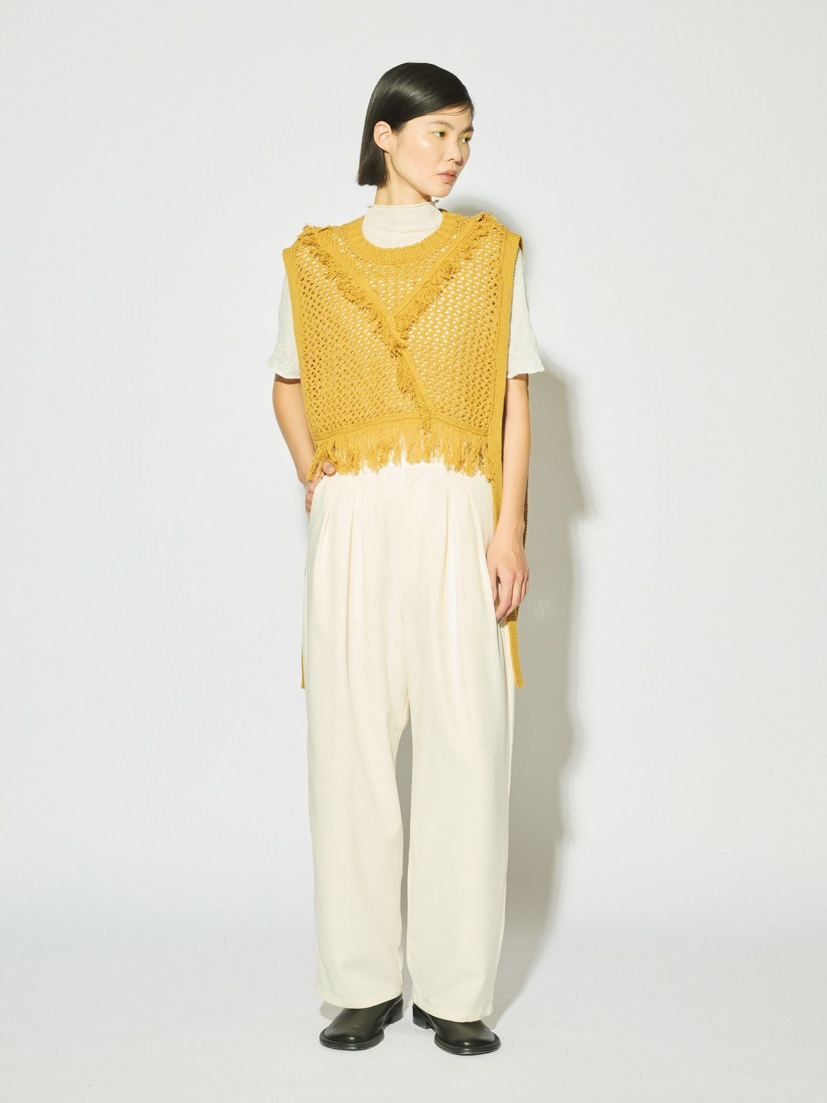 9月14日(月)正午販売終了 ]MIDIUMISOLID for Ladies タックワイド