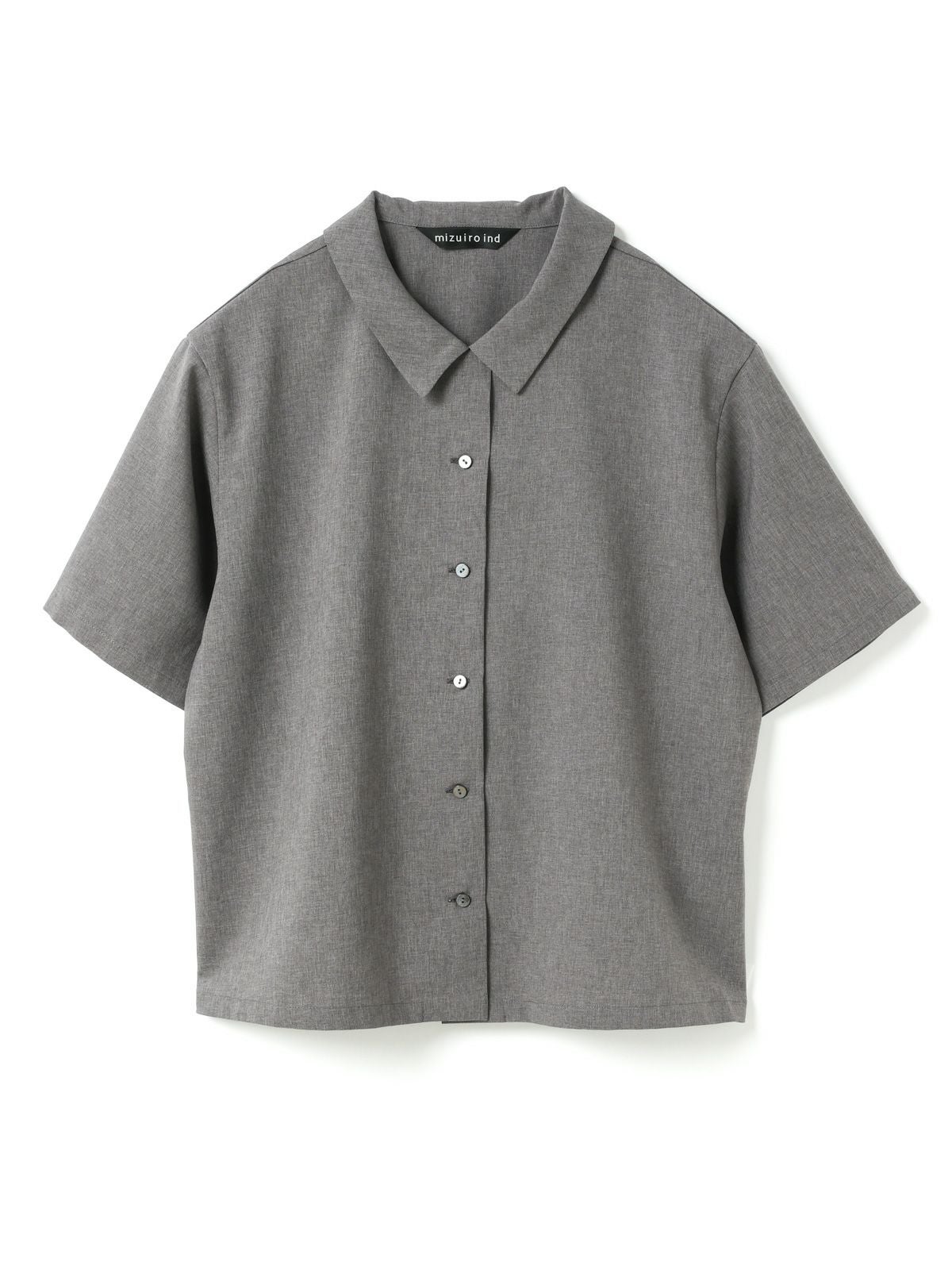 mizuiro ind ポプリンハーフスリーブシャツ｜ MARcourt ONLINE STORE