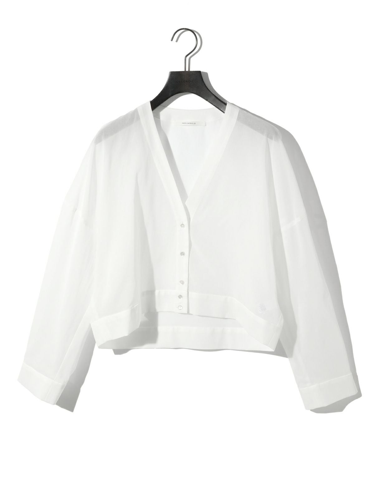 MI品 MIDIUMISOLID for Ladies シアーボイルVネックカーディガン[A