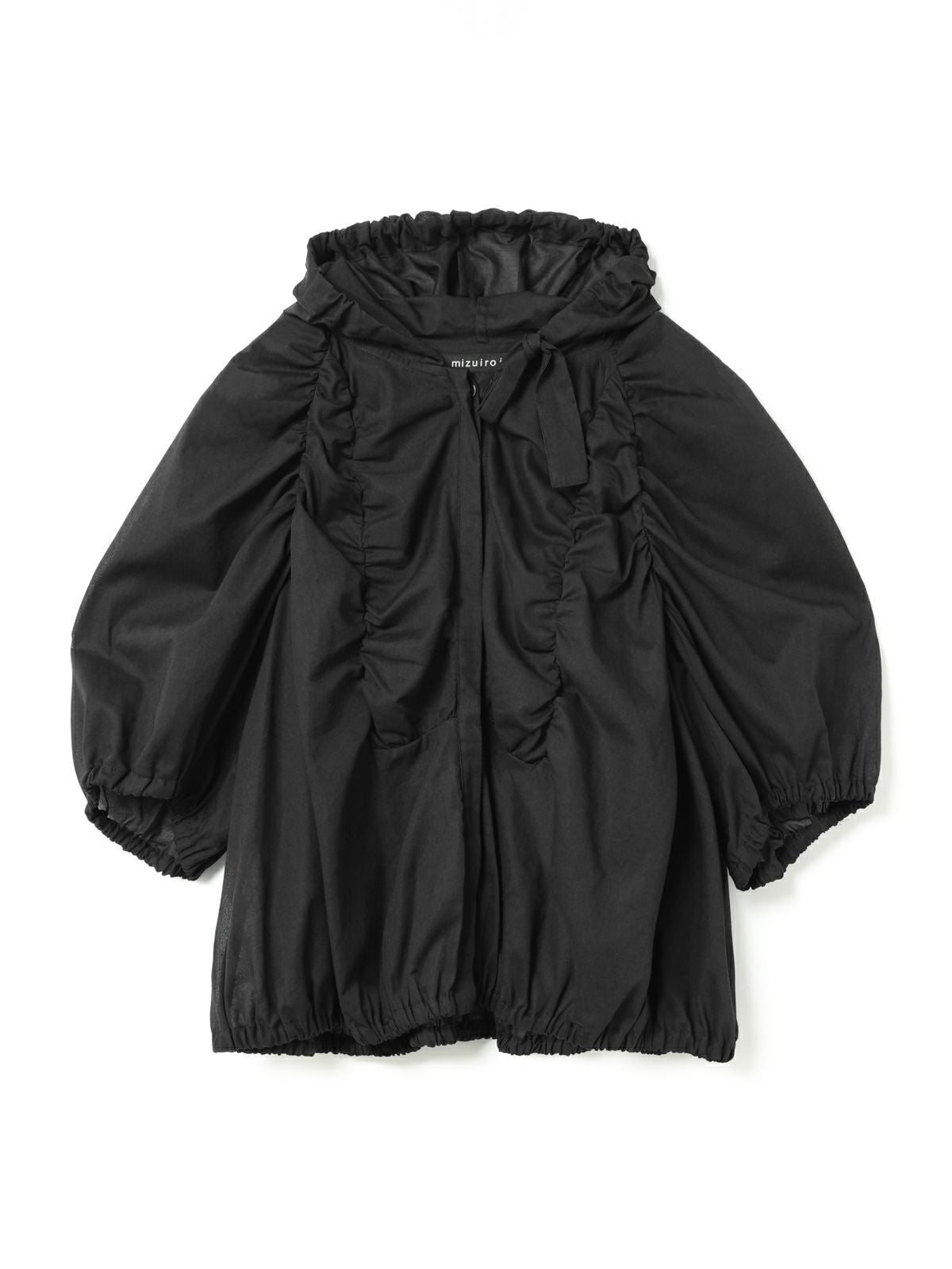 mizuiro ind ギャザーフード付きシャツ｜ MARcourt ONLINE STORE