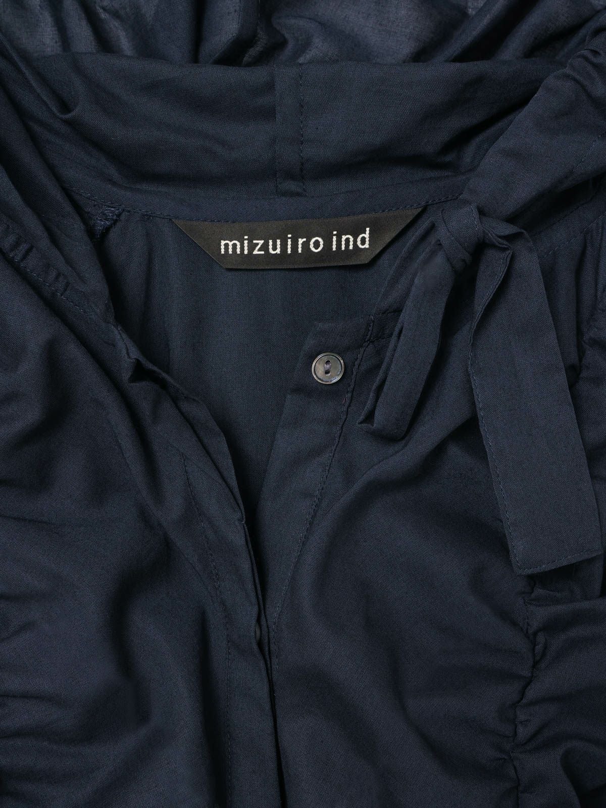 mizuiro ind ギャザーフード付きシャツ｜ MARcourt ONLINE STORE