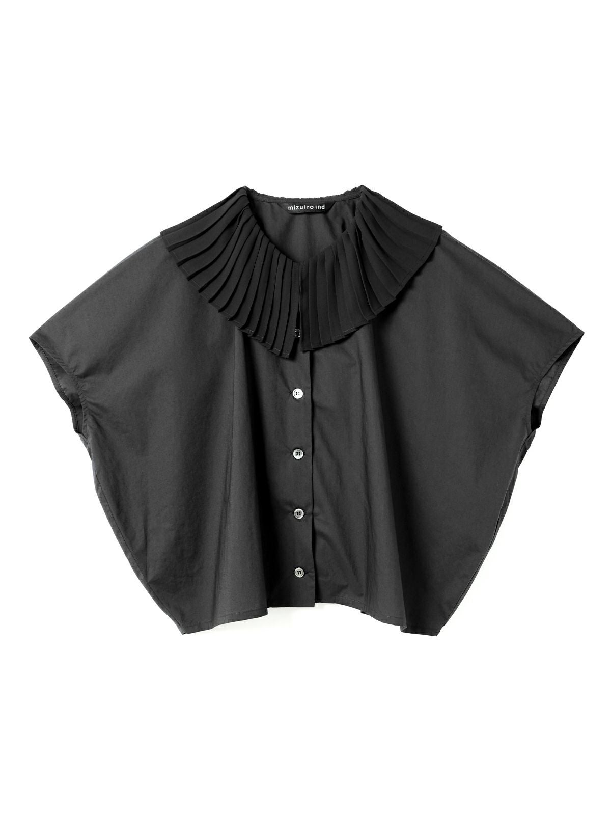 mizuiro ind プリーツカラーシャツ｜ MARcourt ONLINE STORE