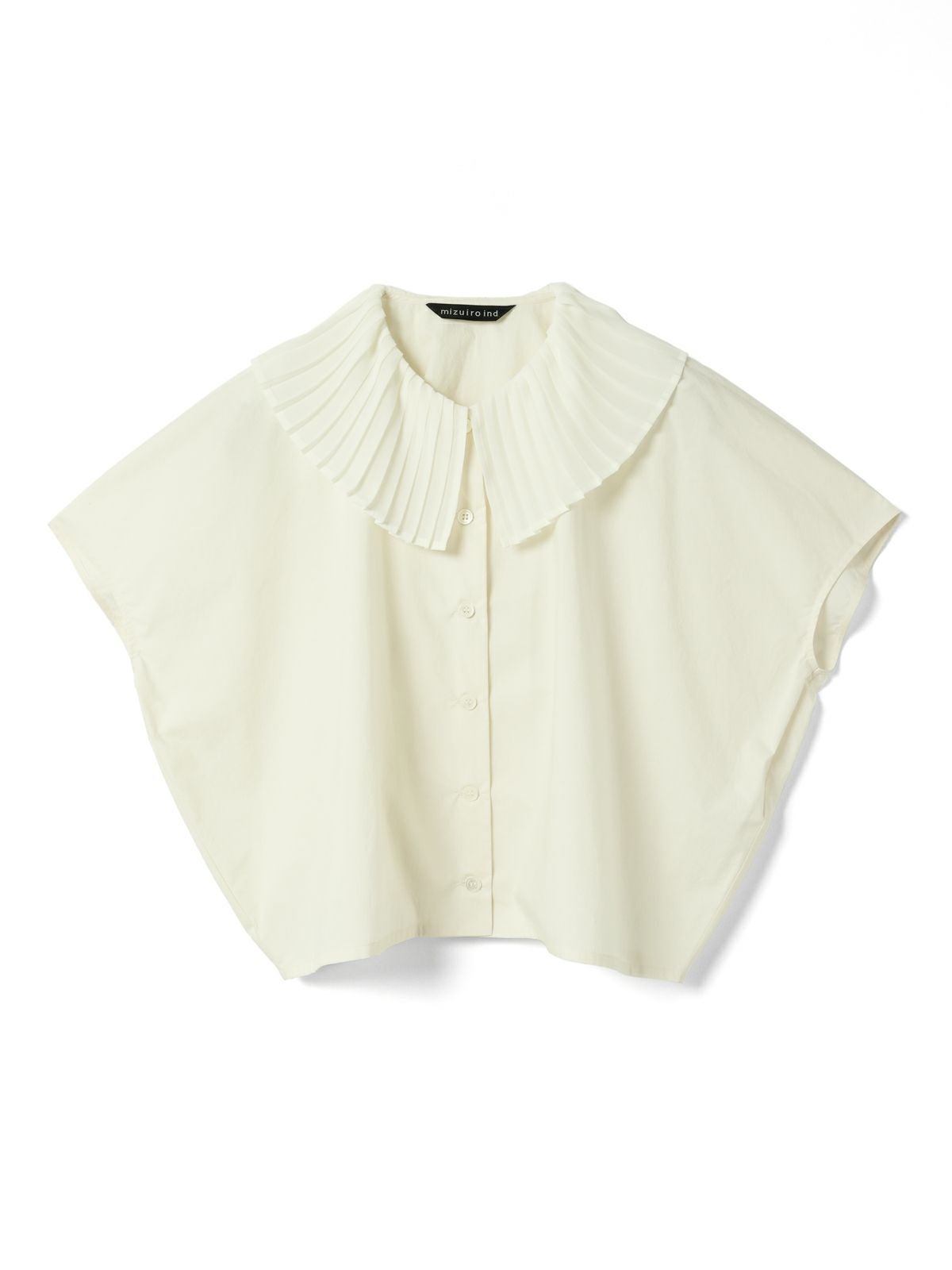 mizuiro ind プリーツカラーシャツ｜ MARcourt ONLINE STORE