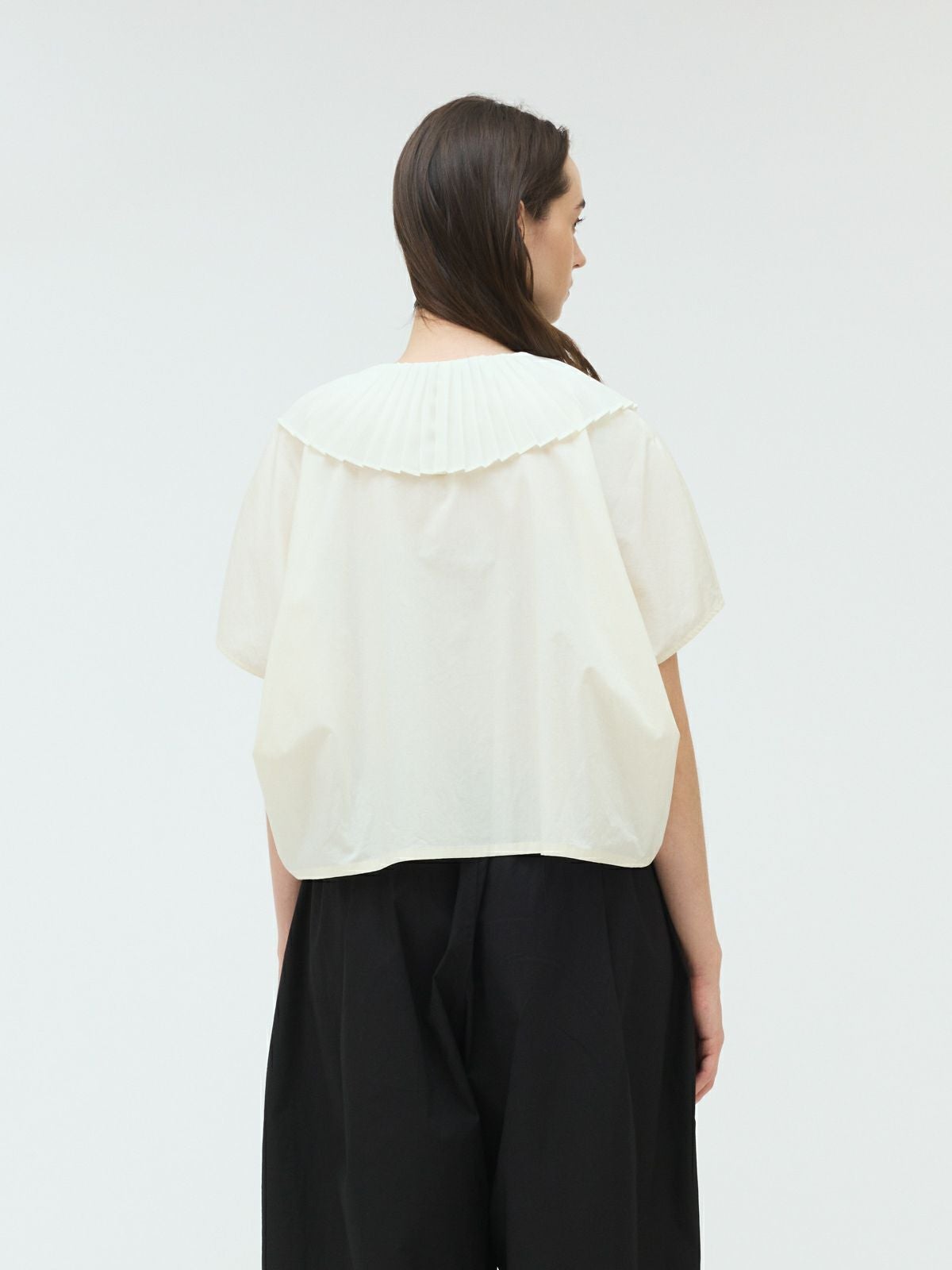 mizuiro ind プリーツカラーシャツ｜ MARcourt ONLINE STORE