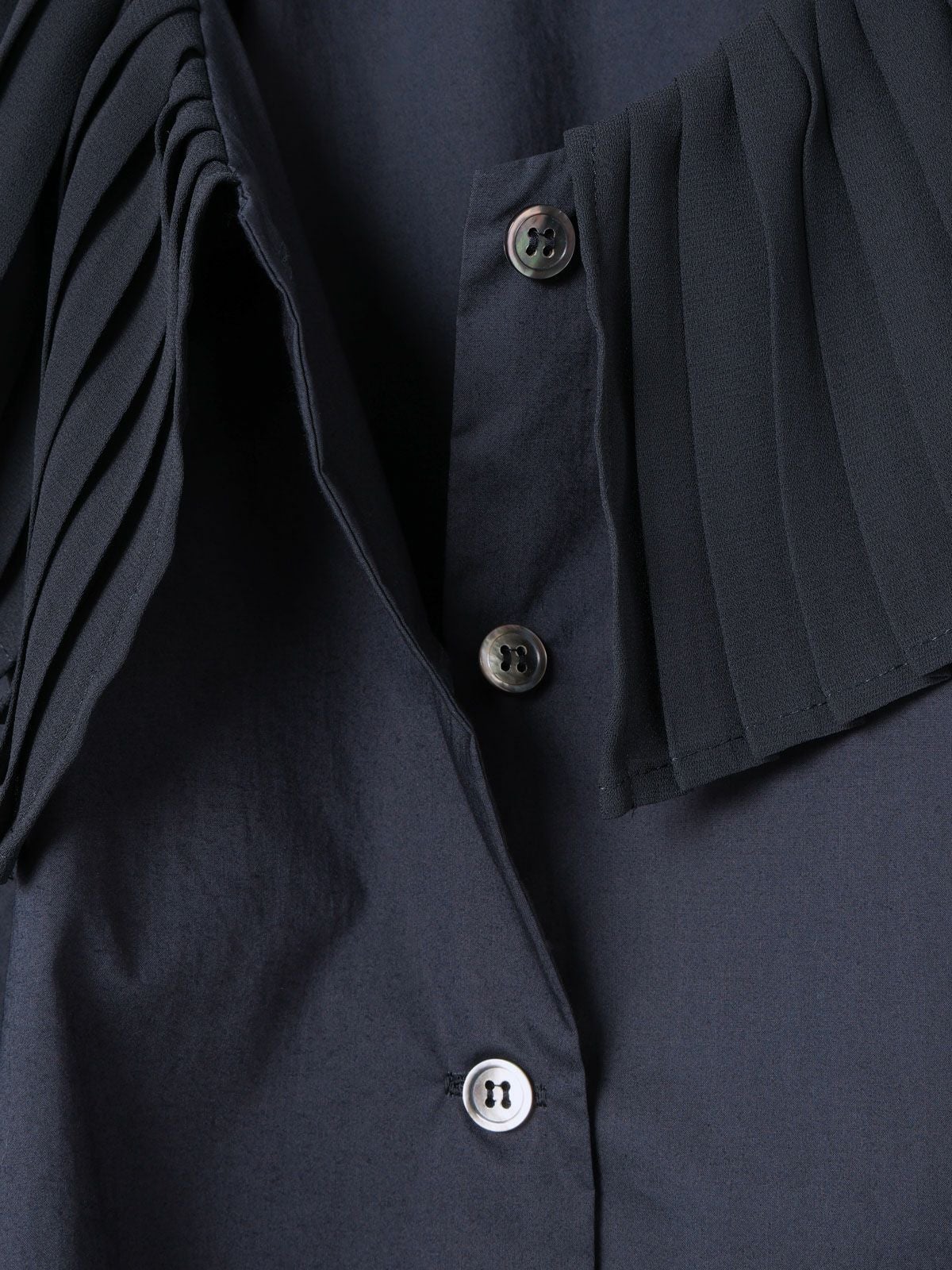 mizuiro ind プリーツカラーシャツ｜ MARcourt ONLINE STORE