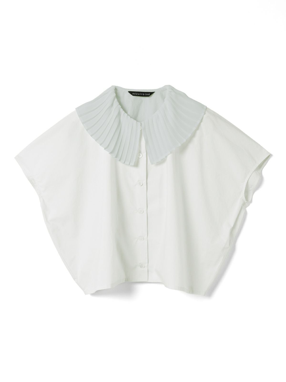 mizuiro ind プリーツカラーシャツ｜ MARcourt ONLINE STORE