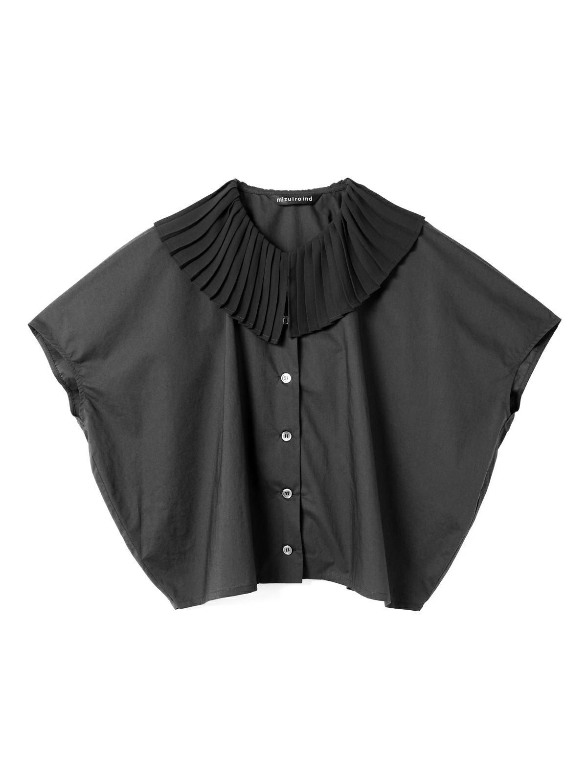 mizuiro ind プリーツカラーシャツ｜ MARcourt ONLINE STORE