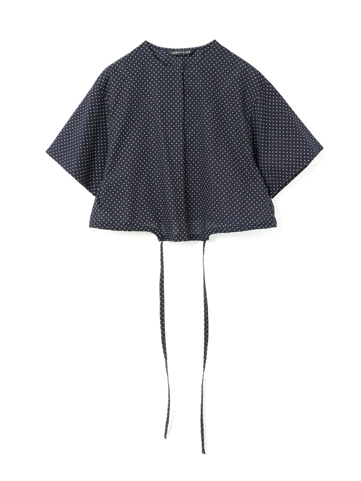 mizuiro ind ドットドローストリングシャツ｜ MARcourt ONLINE STORE