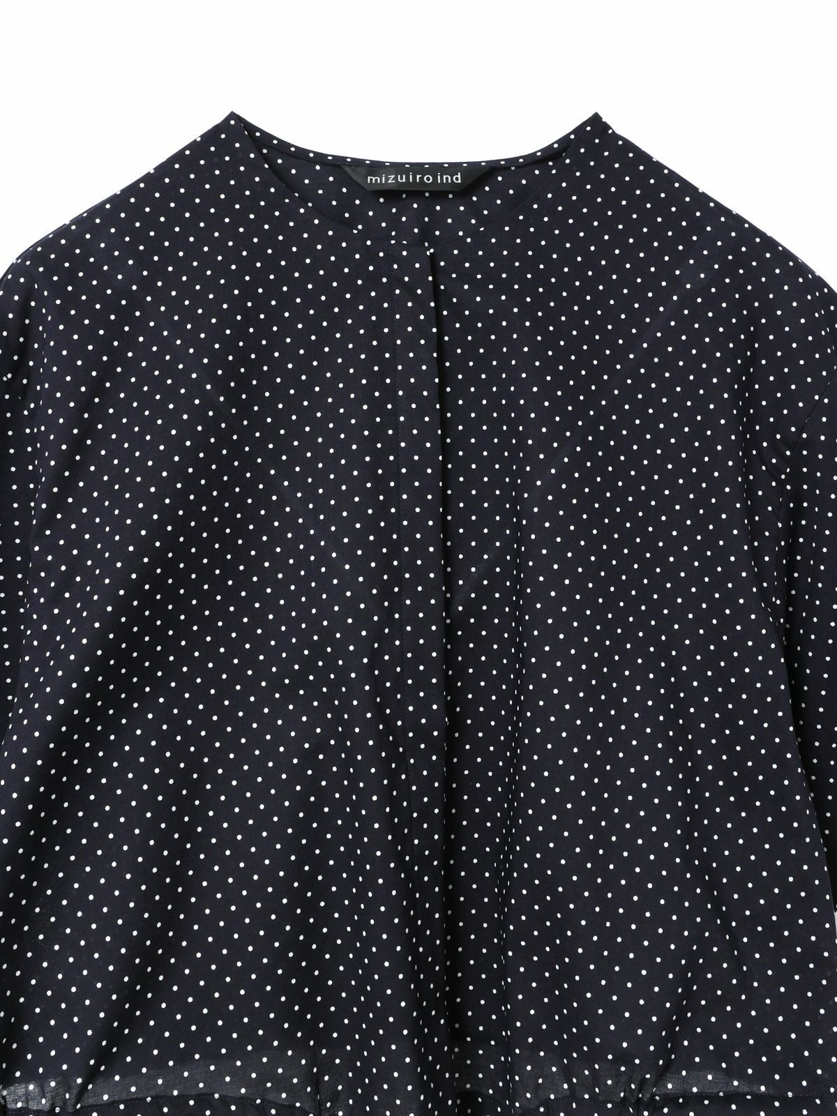 mizuiro ind ドットドローストリングシャツ｜ MARcourt ONLINE STORE