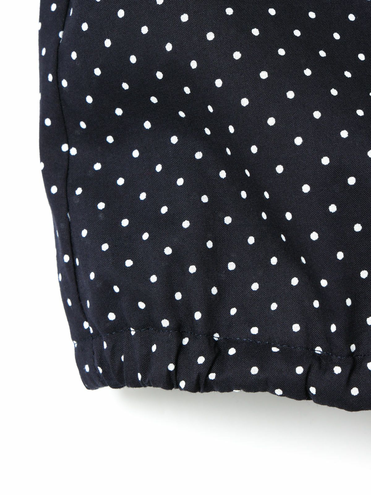 mizuiro ind ドットドローストリングシャツ｜ MARcourt ONLINE STORE