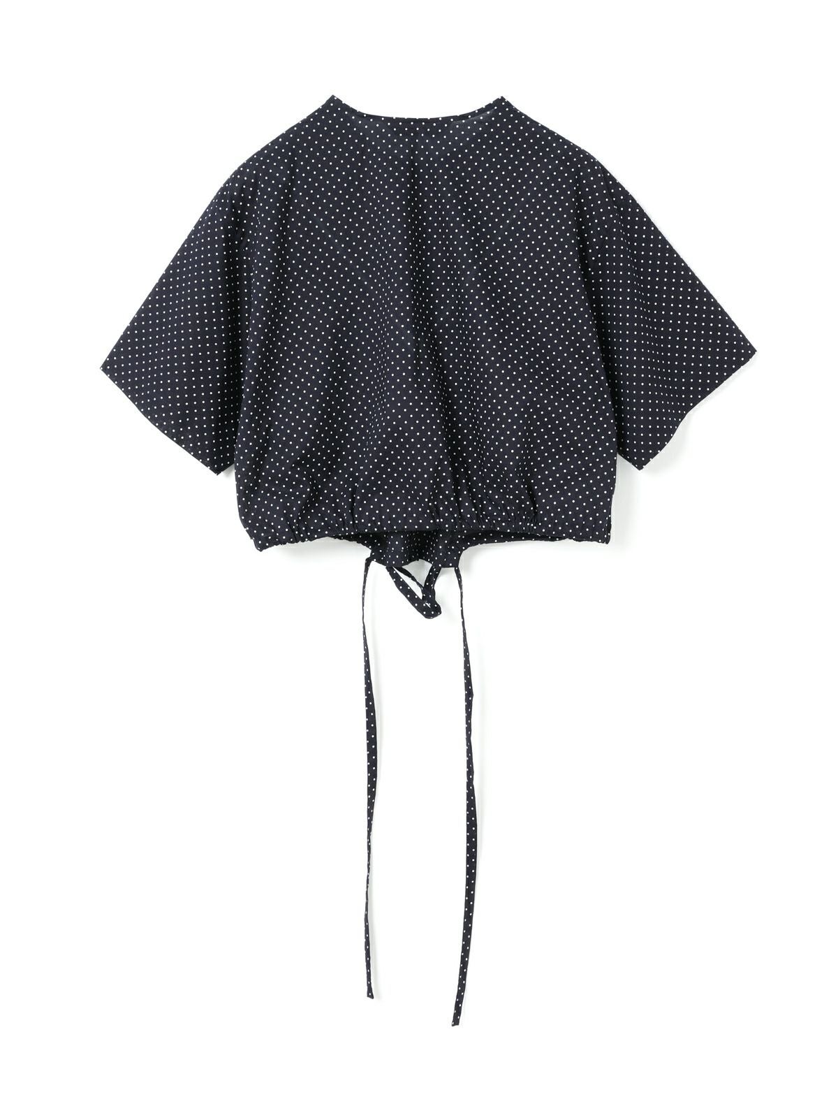 mizuiro ind ドットドローストリングシャツ｜ MARcourt ONLINE STORE