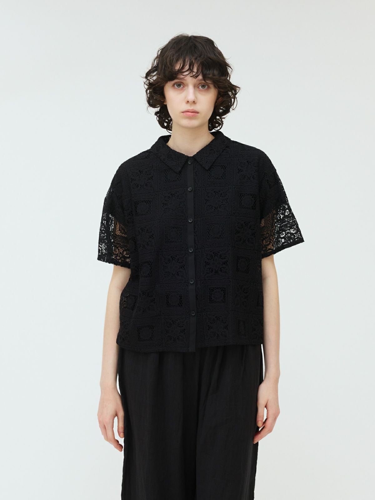 mizuiro ind タイルレースシャツ| MARcourt ONLINE STORE mizuiro ind タイルレースシャツ| MARcourt ONLINE STORE