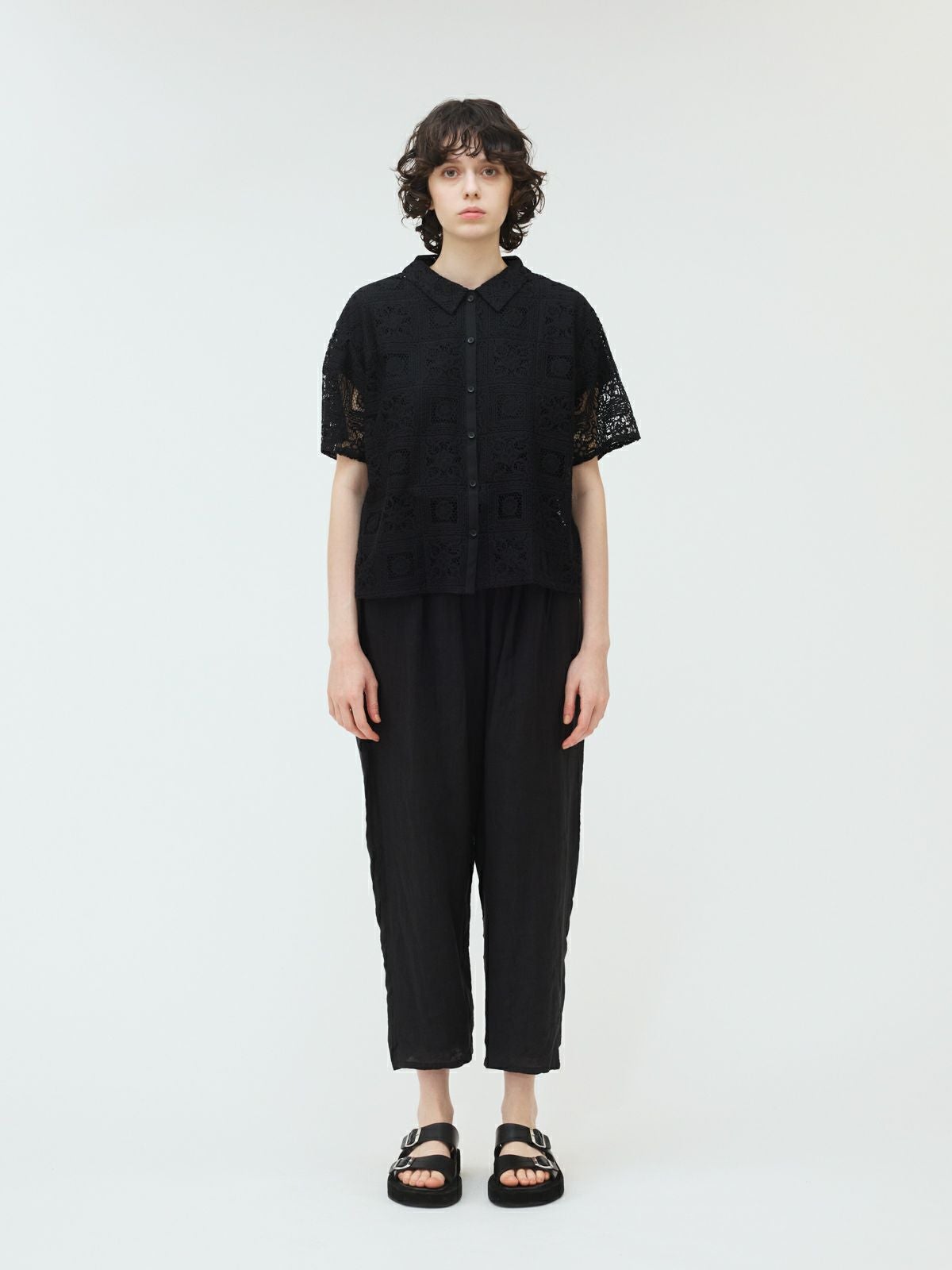 mizuiro ind タイルレースシャツ｜ MARcourt ONLINE STORE