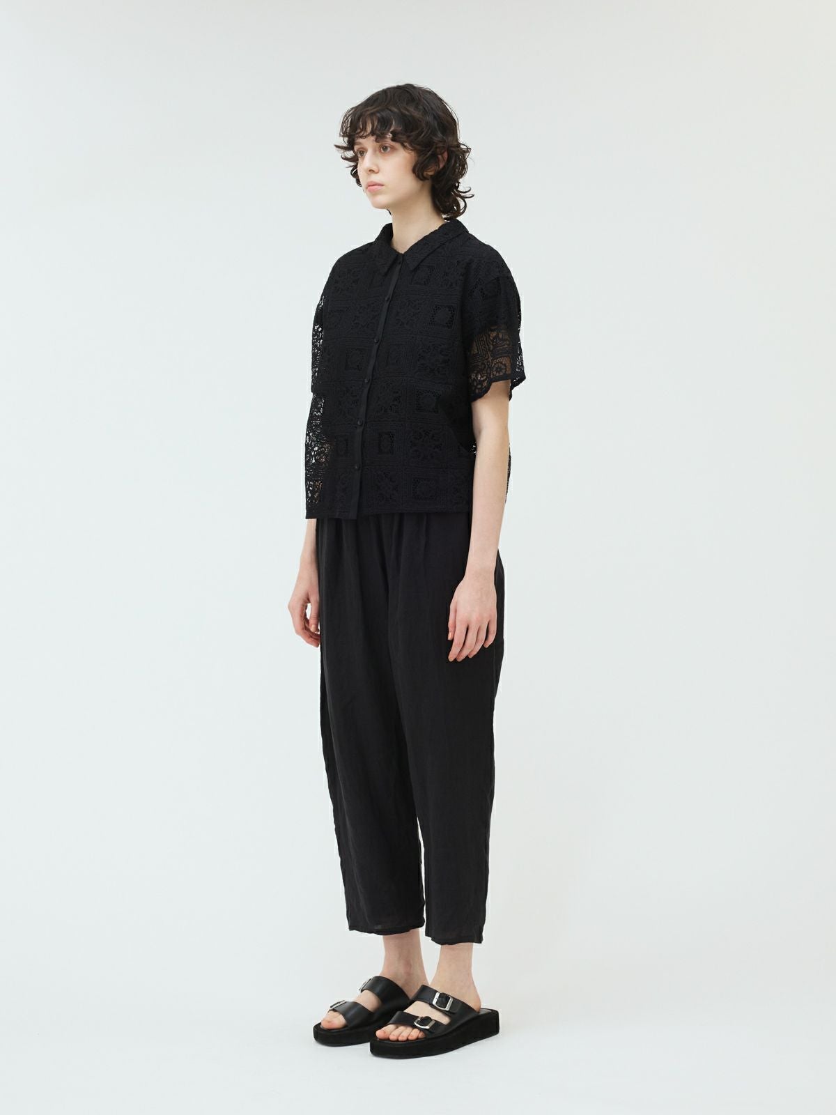 mizuiro ind タイルレースシャツ｜ MARcourt ONLINE STORE