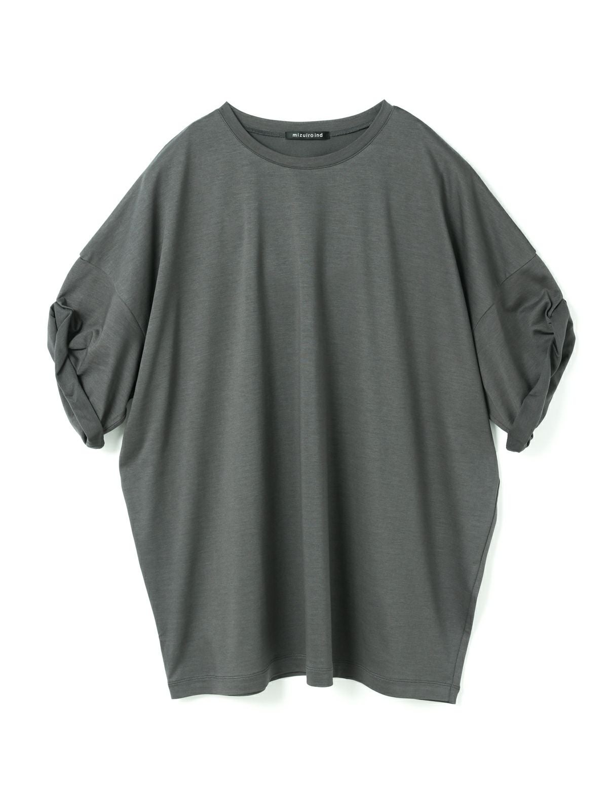 mizuiro ind ロールアップスリーブワイドT｜ MARcourt ONLINE STORE
