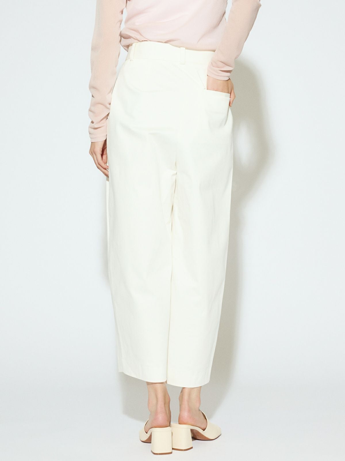 MIDIUMISOLID for Ladies クロップドワイドパンツ[A]｜ MARcourt