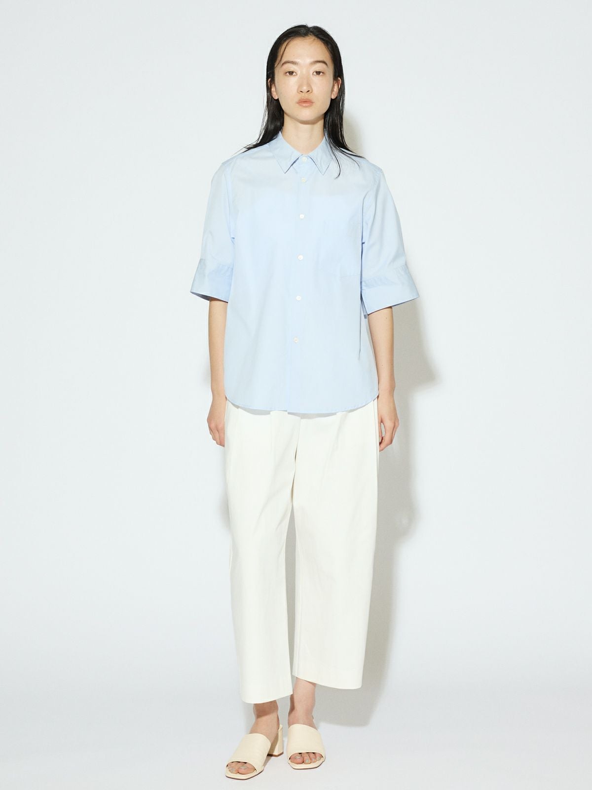 MIDIUMISOLID for Ladies クロップドワイドパンツ[A]｜ MARcourt