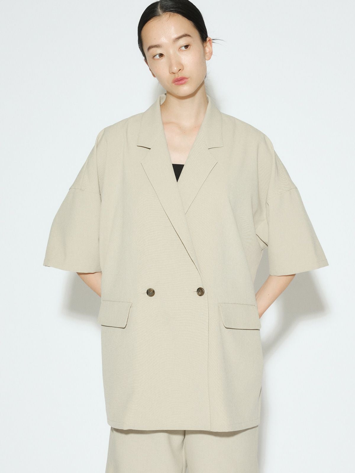 MIDIUMISOLID ライトワイドジャケット MIDIUMISOLID for Ladies ライトワイドジャケット[A]｜ MARcourt