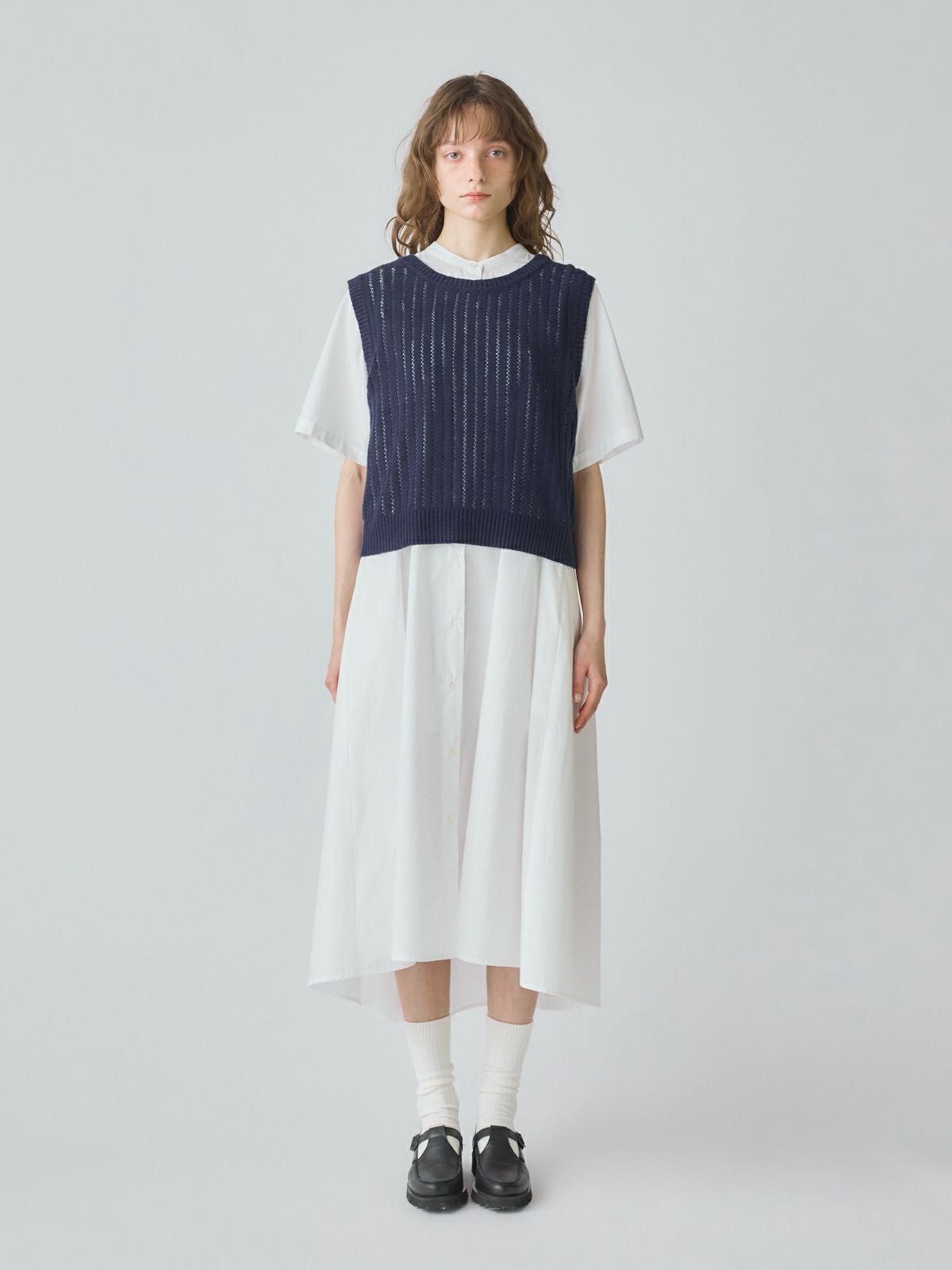 MidiUmi 柄編み2WAYベスト｜ MARcourt ONLINE STORE - マーコート