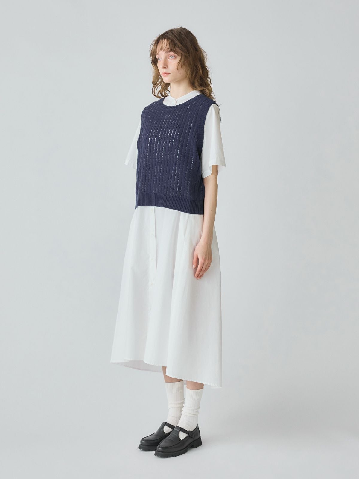 MidiUmi 柄編み2WAYベスト｜ MARcourt ONLINE STORE - マーコート