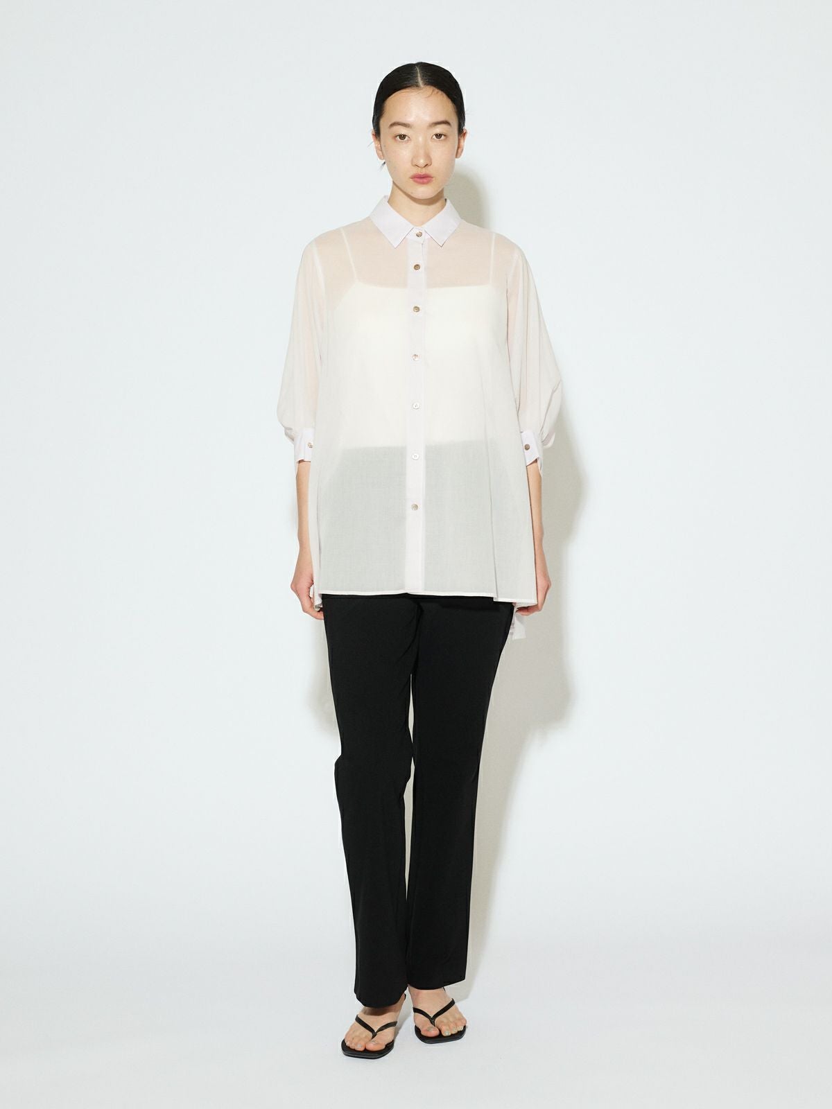 MIDIUMISOLID for Ladies リブフィットストレートパンツ[A]｜ MARcourt