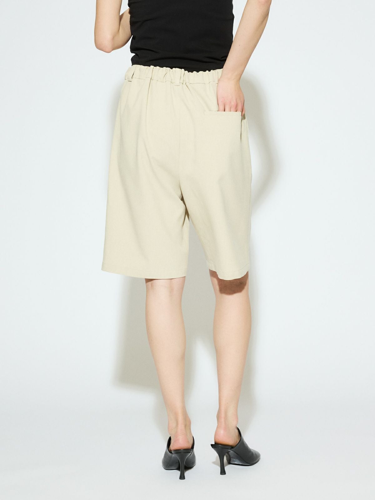 MIDIUMISOLID for Ladies イージーハーフスラックス｜ MARcourt ONLINE