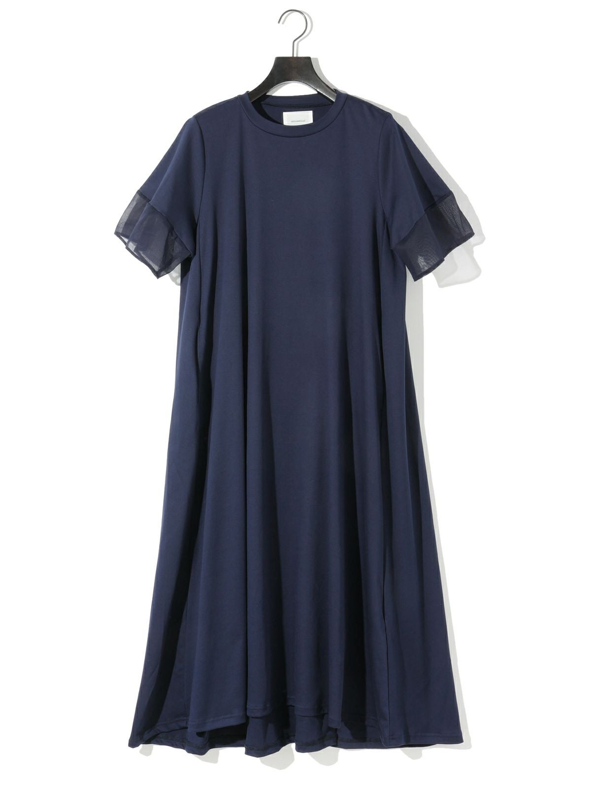 MIDIUMISOLID for Ladies スリーブスイッチングAラインワンピース[A