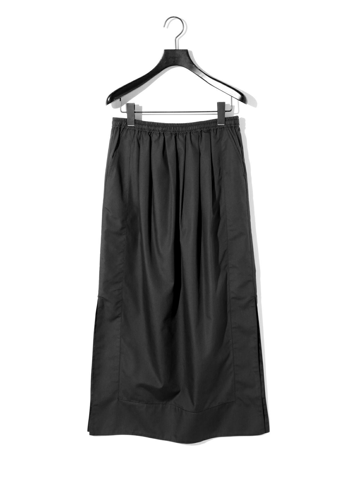MIDIUMISOLID for Ladies サイドスイッチイージーロングスカート[A
