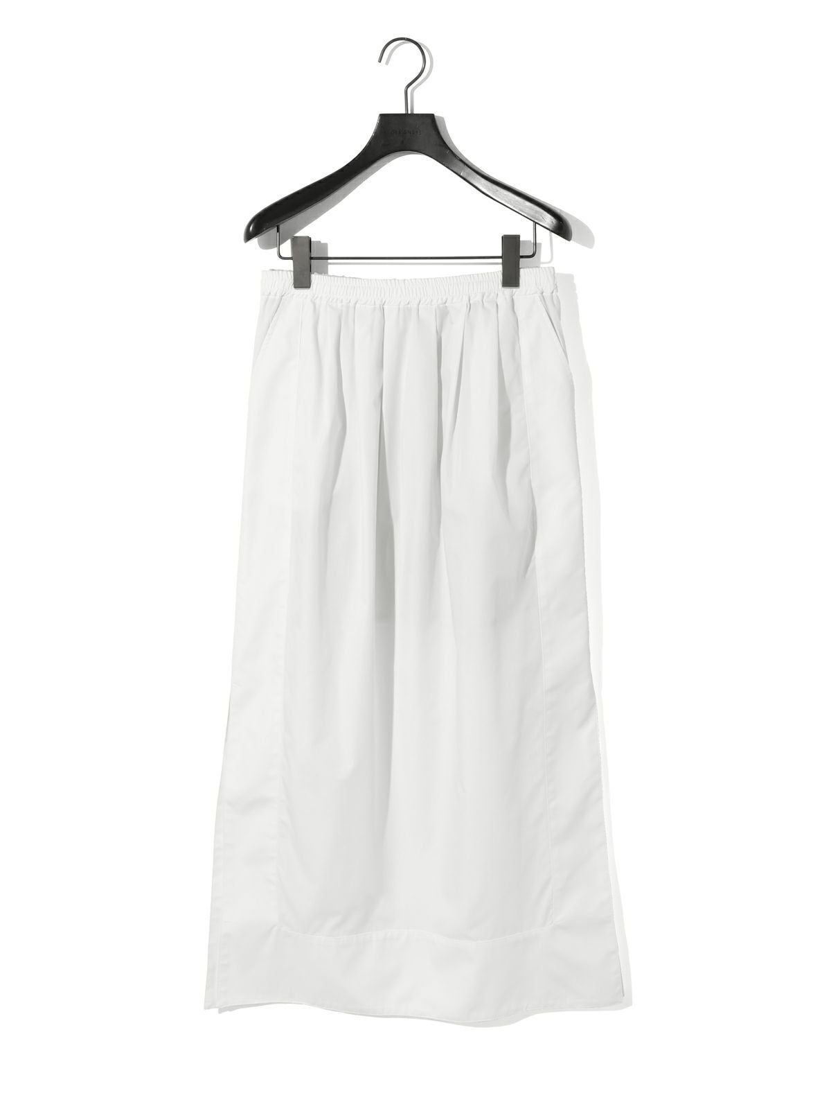 MIDIUMISOLID for Ladies サイドスイッチイージーロングスカート[A