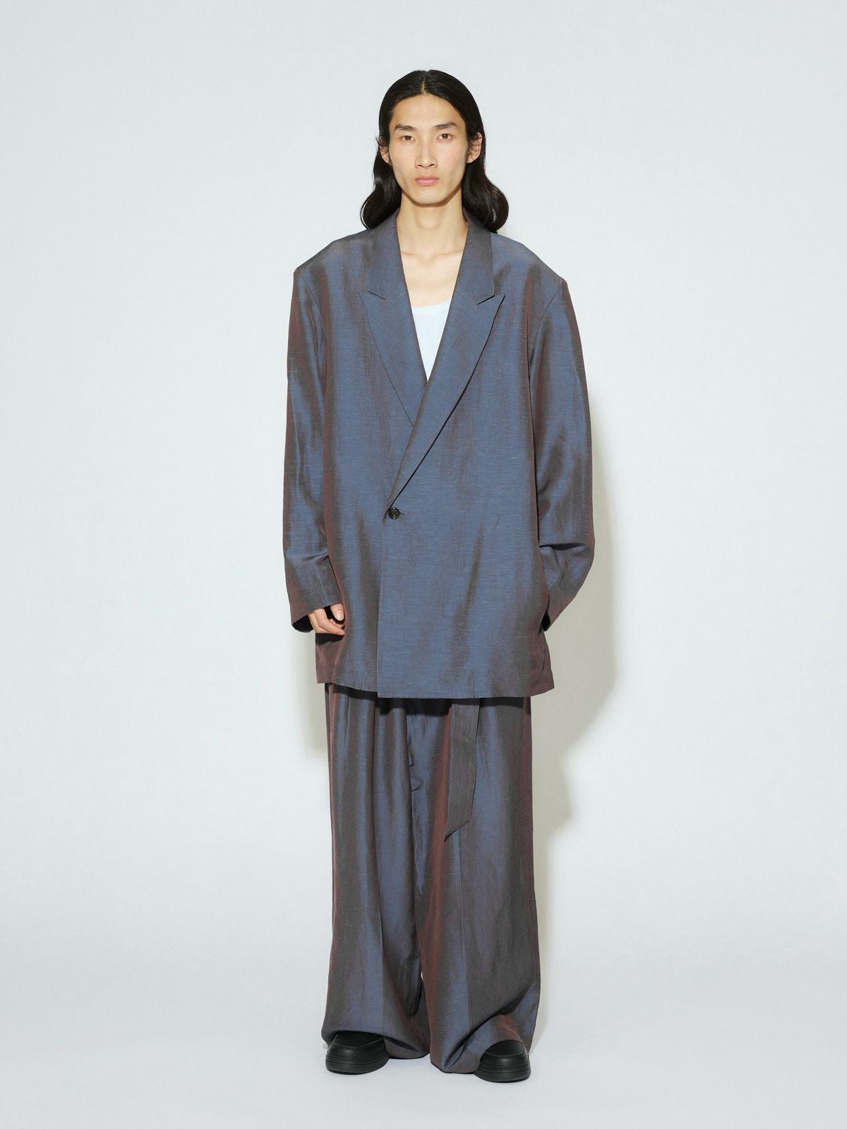 MIDIUMISOLID Men's テーラードロングジャケット[A]｜ MARcourt ONLINE