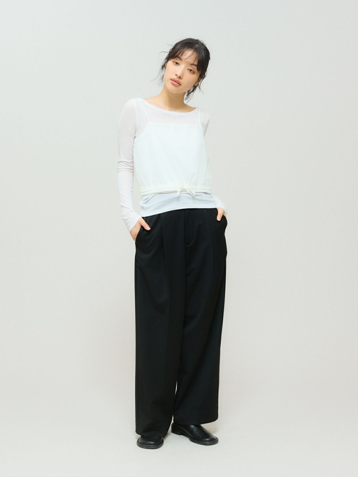 MIDIUMISOLID for Ladies ストレートスラックス｜ MARcourt ONLINE