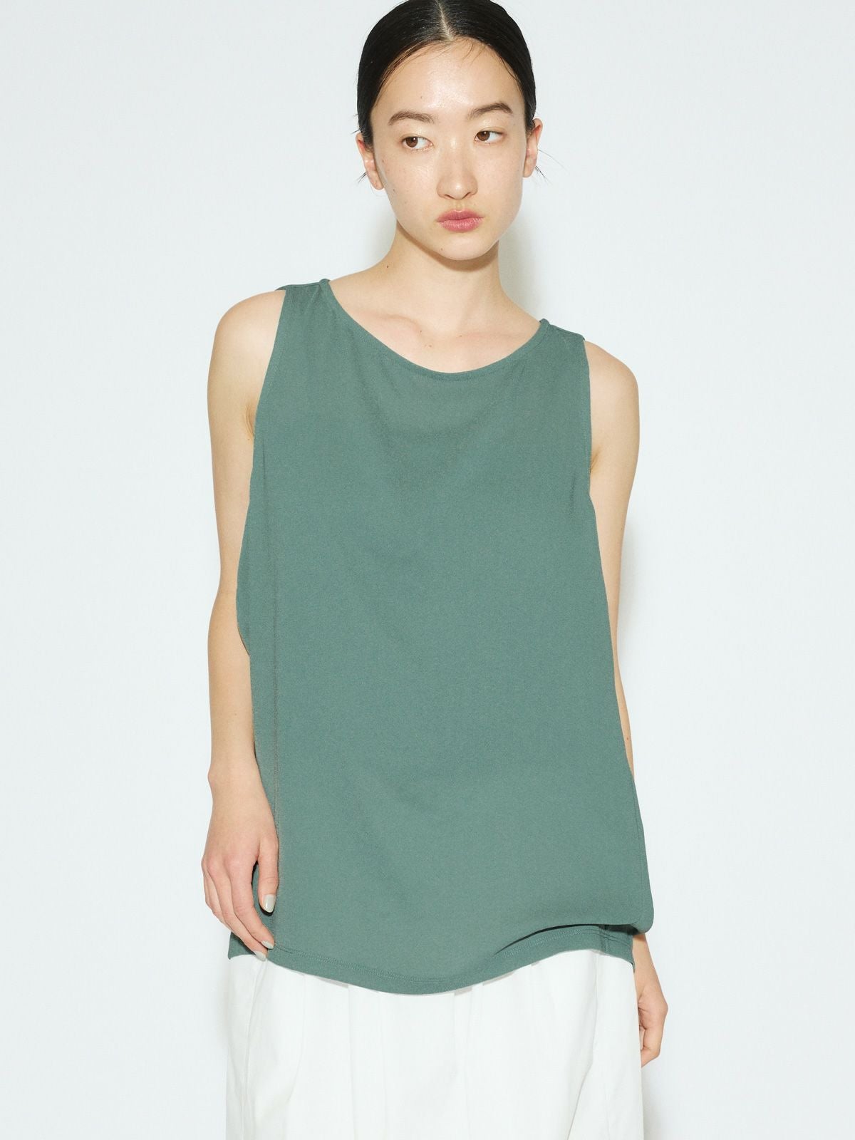 ご確認用　こちらのページからご購入できません MIDIUMISOLID for Ladies ノースリーブタックワイドプルオーバー[A