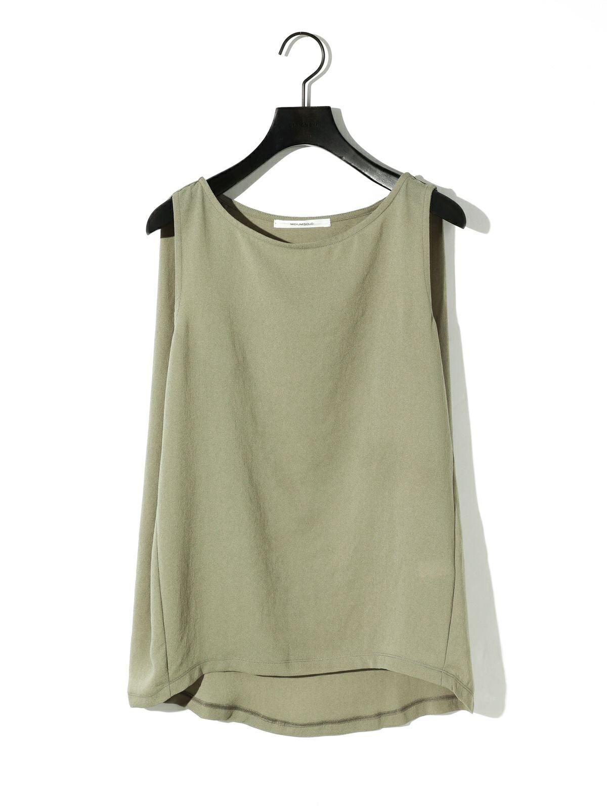 MIDIUMISOLID for Ladies ノースリーブタックワイドプルオーバー[A