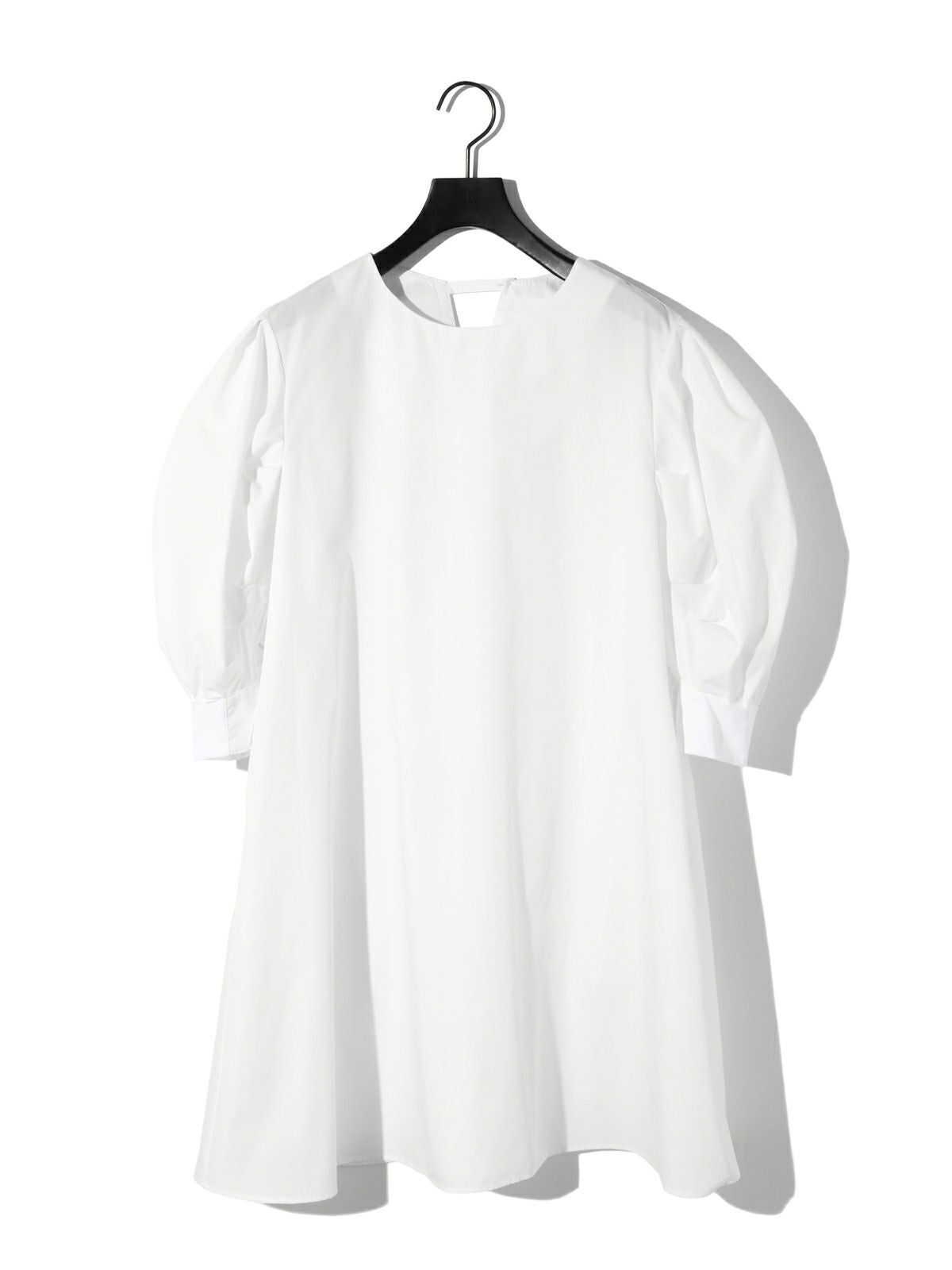 MIDIUMISOLID for Ladies バックスリットボリュームスリーブチュニック
