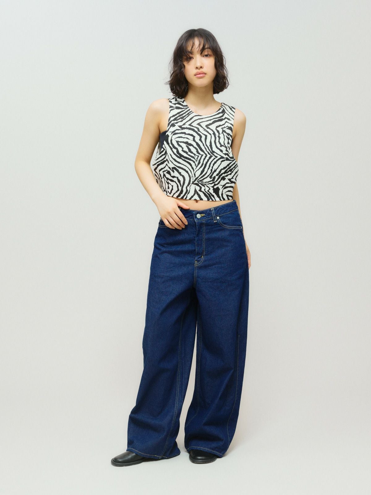 MIDIUMISOLID for Ladies バレルレッグワイドデニム｜ MARcourt ONLINE