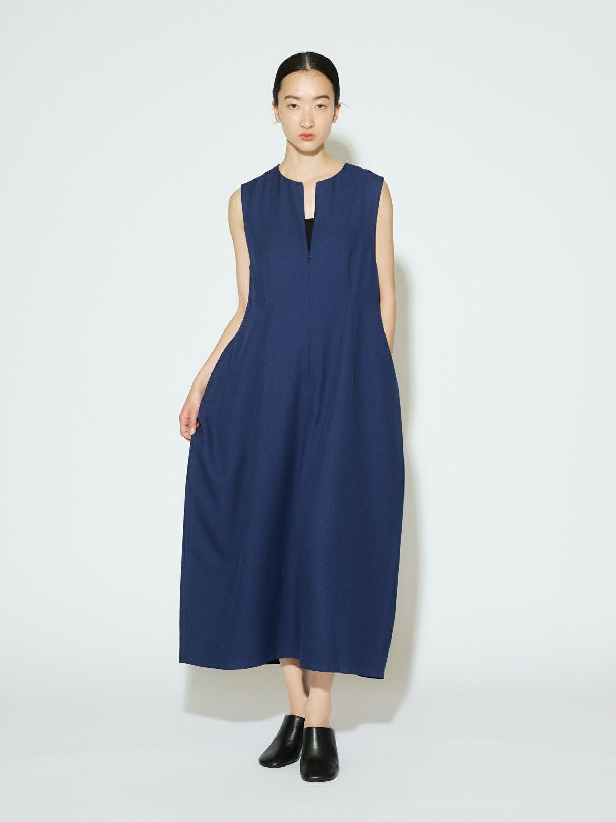 MIDIUMISOLID for Ladies フィットコクーンワンピース[A]｜ MARcourt