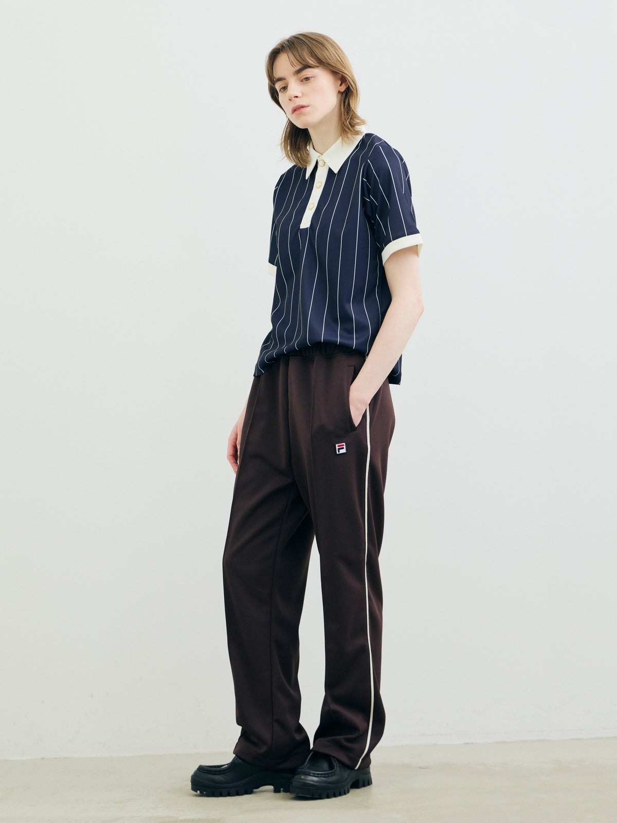 MARMARMAR FILA ストライプポロ｜ MARcourt ONLINE STORE - マーコート