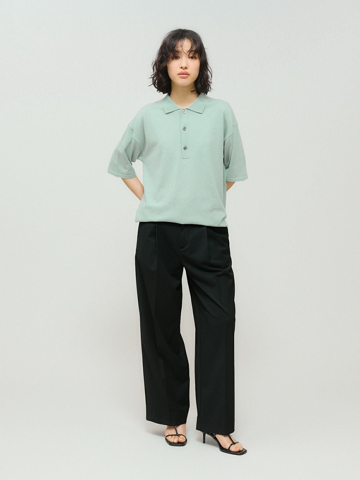MIDIUMISOLID リブポロニット MIDIUMISOLID ミディウミソリッド ｜ MARcourt ONLINE STORE