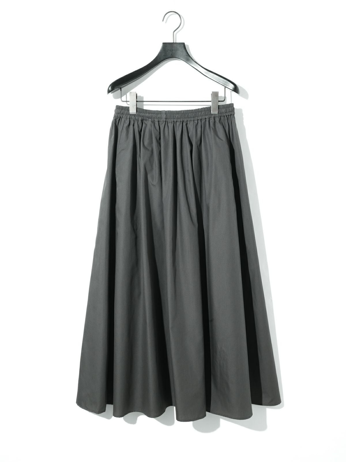 MIDIUMISOLID for Ladies タックギャザーボリュームスカート[A