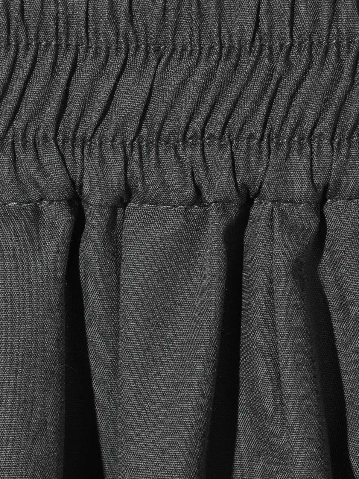 MIDIUMISOLID for Ladies タックギャザーボリュームスカート[A