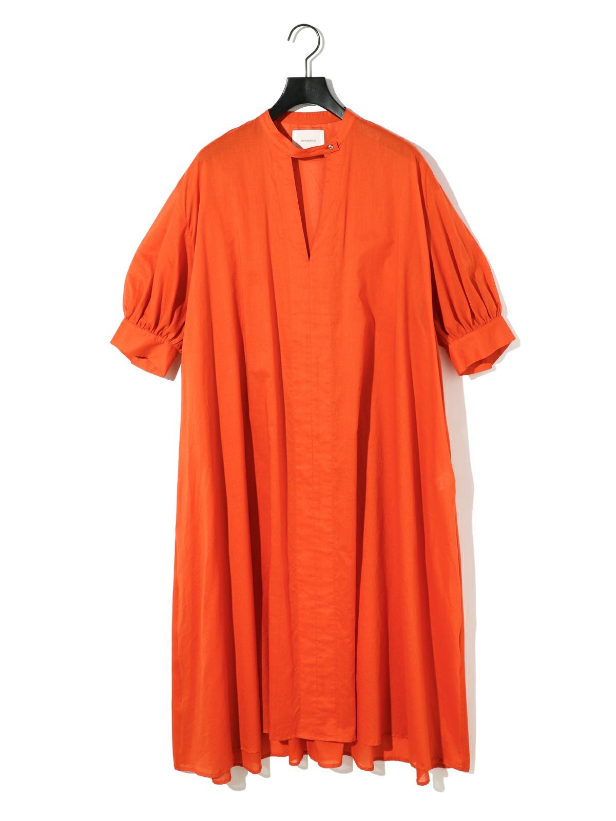 MIDIUMISOLID for Ladies スタンドカラースキッパーワンピース[A